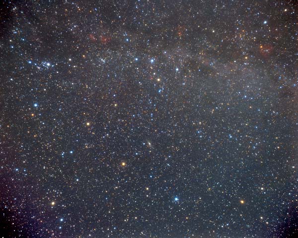 Constellations of Andromeda, Lacerta and Triangulum