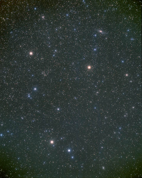 Triangulum, with Andromeda and M31